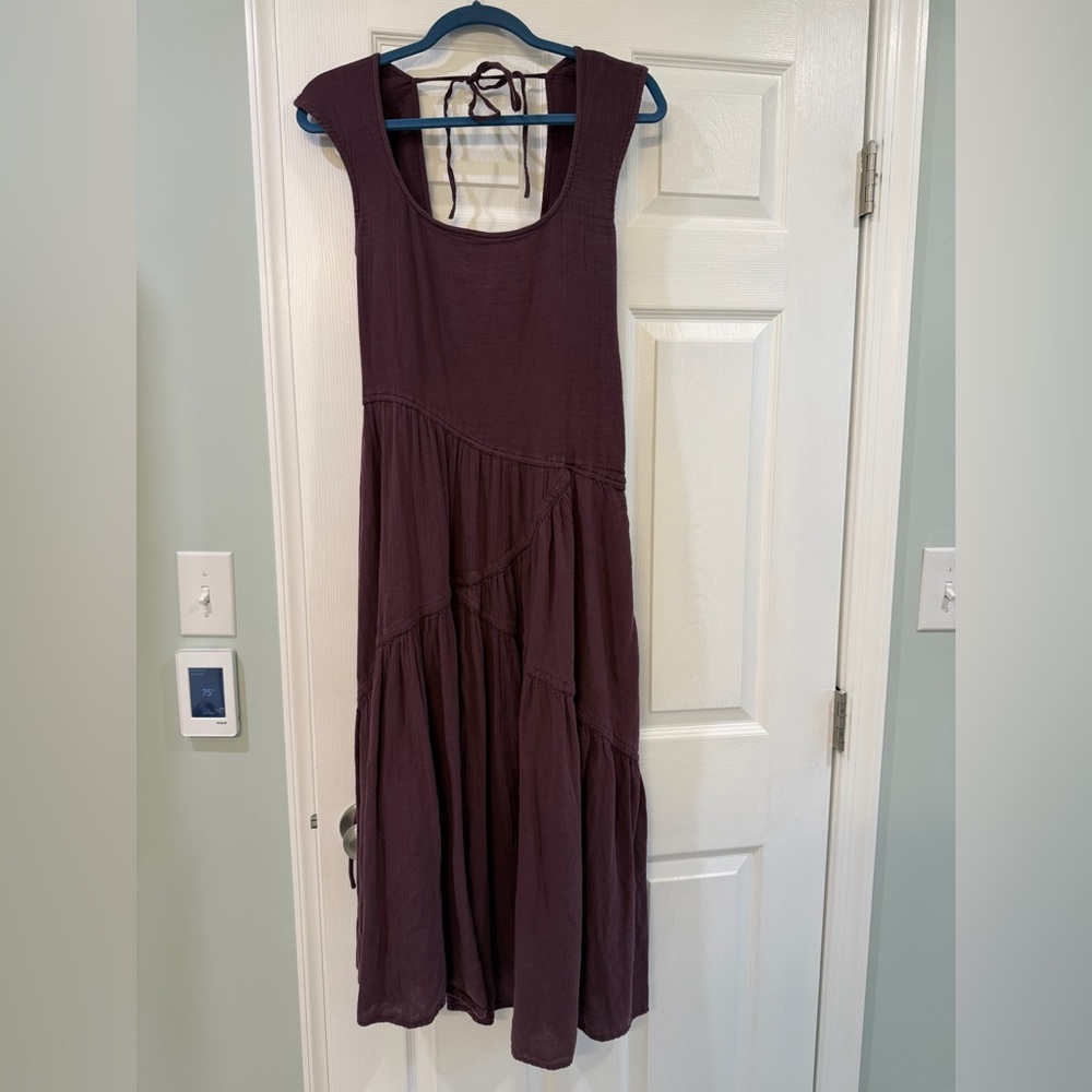 Free People Asymmetrical Midi Dress